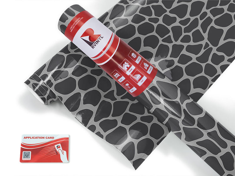 gray giraffe animal print Craft Vinyl Roll