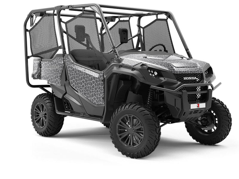 Gray Giraffe Utility Vehicle Vinyl Wrap