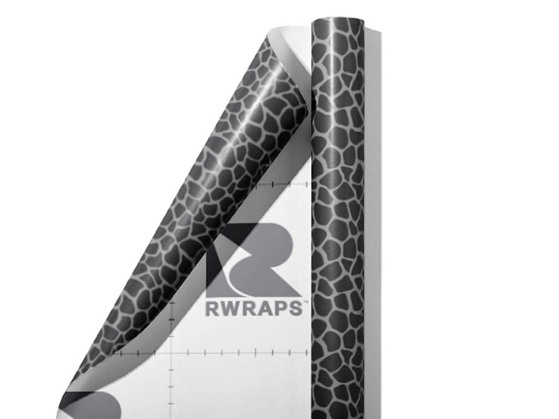 Gray Giraffe Wrap Film Sheets~Rwraps Series 914 Gray Giraffe Scrolled Sheet~5