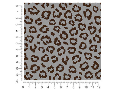 gray leopard animal print 1ft x 1ft Craft Sheets