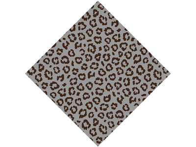 Gray Leopard Vinyl Wrap Pattern