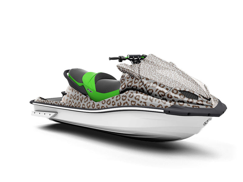 Gray Leopard Jet Ski Vinyl Customized Wrap