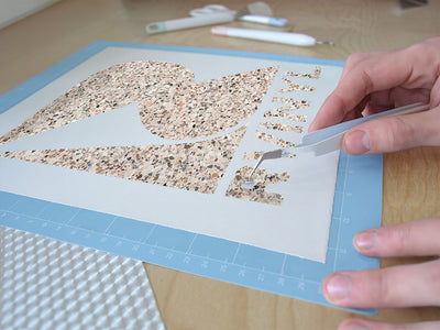 gray marmo granite stone Easy Weed Craft Vinyl