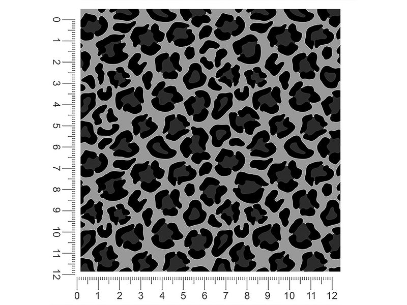 gray panther animal print 1ft x 1ft Craft Sheets