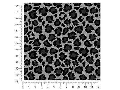 gray panther animal print 1ft x 1ft Craft Sheets