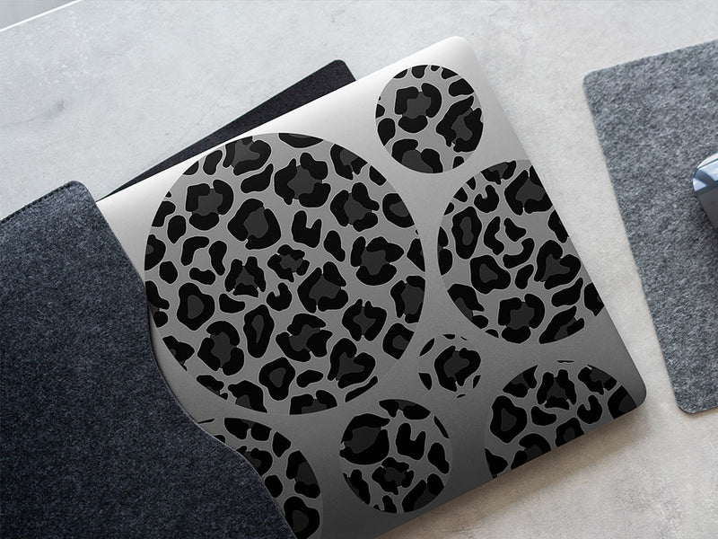 gray panther animal print DIY Laptop Stickers