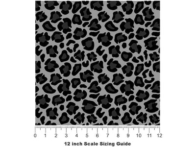Gray Panther Vinyl Film Pattern Size 12 inch Scale~Rwraps Gray Panther Sizing Chart~3