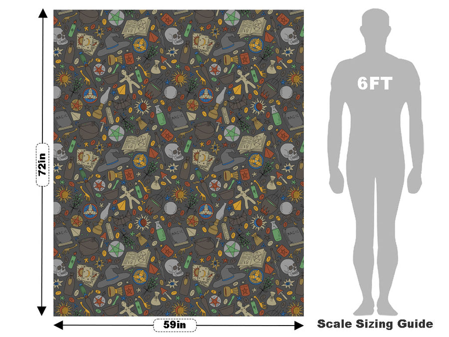 Gray Snails Witch Vehicle Wrap Scale~Rwraps Series 914 Gray Snails Witch Measurements~1