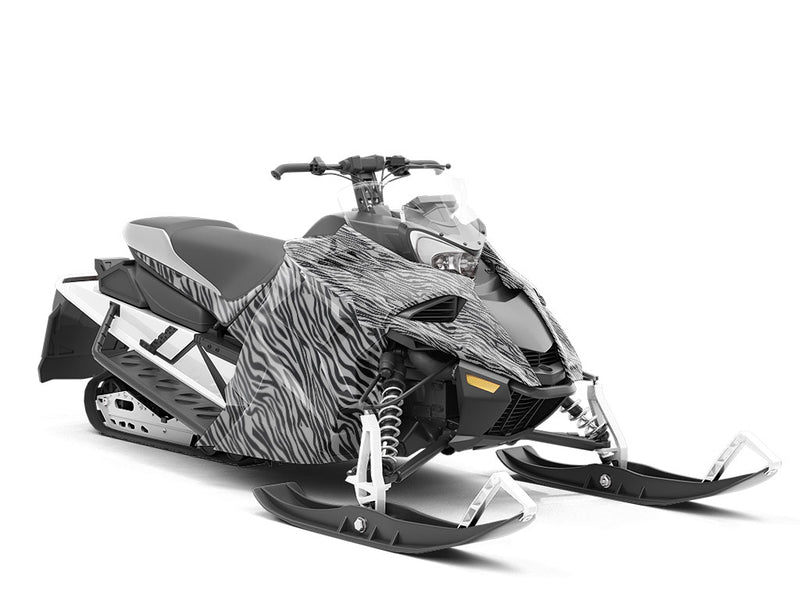 Gray Tiger Custom Wrapped Snowmobile