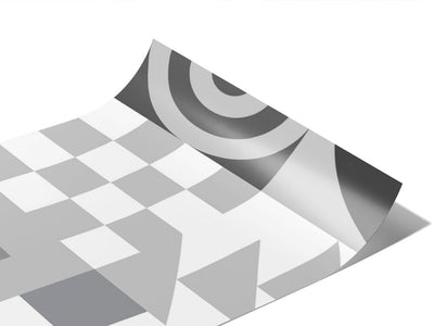 Grayscale Abstraction Mosaic Vinyl Wraps~Rwraps Series 914 Digitally Printed Vinyl Wrap~0
