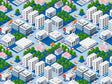 Great Micropolis Cityscape Vinyl Wrap Pattern~Rwraps Series 914 Digitally Printed Vinyl Wrap~0