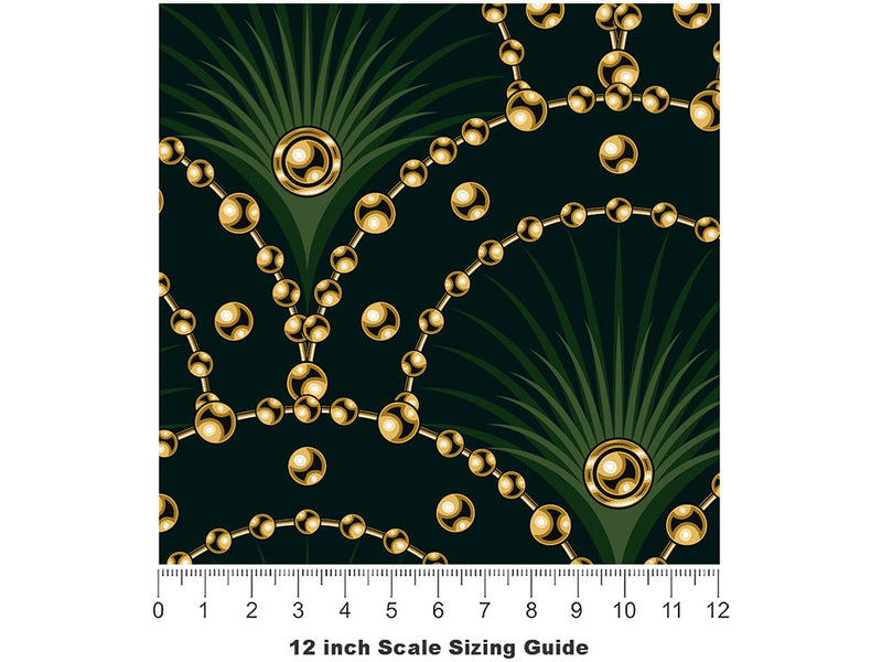 Great Oz Art Deco Vinyl Film Pattern Size 12 inch Scale~Rwraps Great Oz Art Deco Sizing Chart~2
