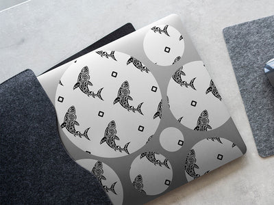 great white salt water DIY Laptop Stickers