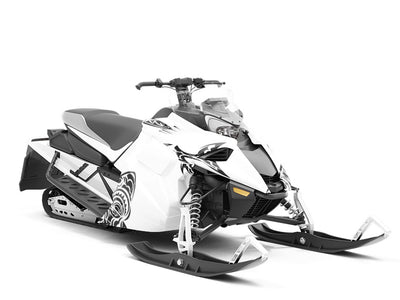 Great White Marine Life Custom Wrapped Snowmobile