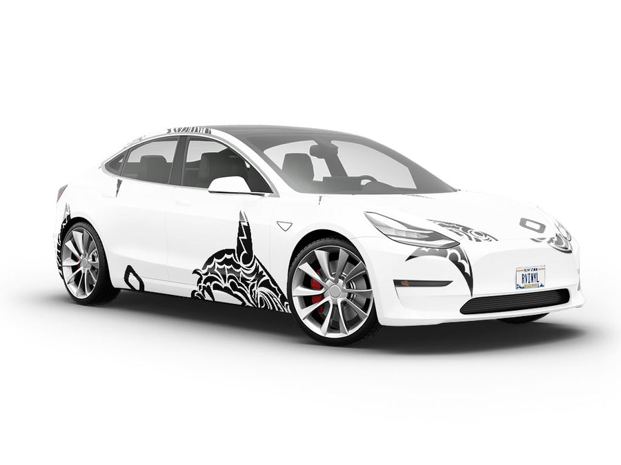 Great White Marine Life Vehicle Vinyl Wrap