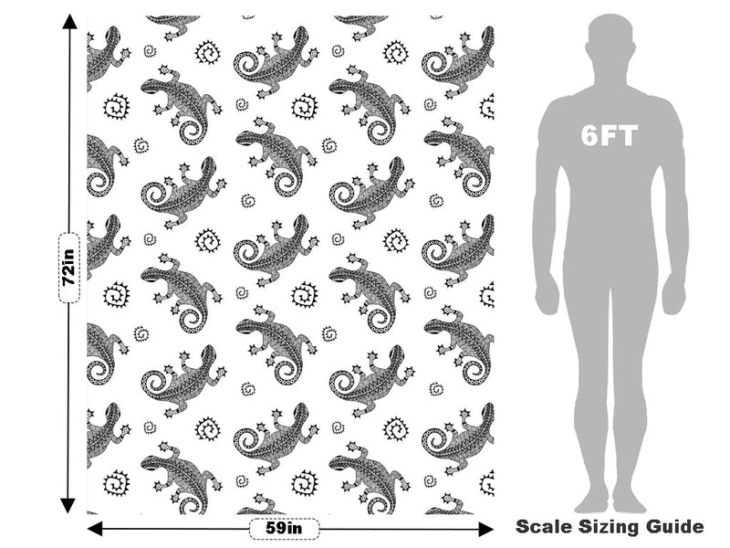 Grecian Geckos Reptile Vehicle Wrap Scale~Rwraps Series 914 Grecian Geckos Reptile Measurements~1