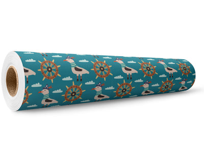 Greedy Gulls Pirate Wrap Film Wholesale Roll~Rwraps Series 914 Digitally Printed Vinyl Roll~5