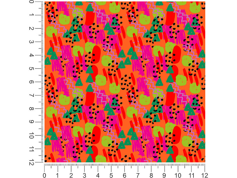 greek portokalos abstract geometric 1ft x 1ft Craft Sheets