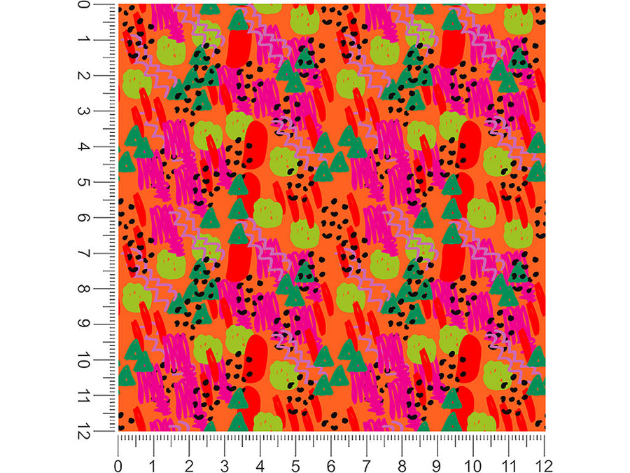 greek portokalos abstract geometric 1ft x 1ft Craft Sheets