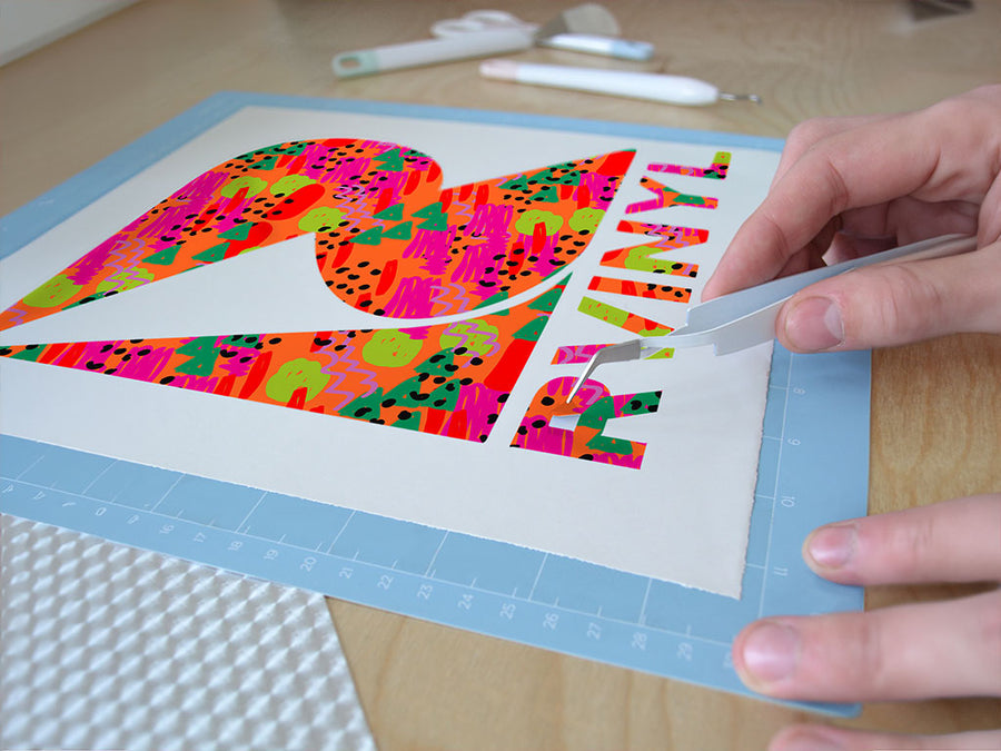 greek portokalos abstract geometric Easy Weed Craft Vinyl