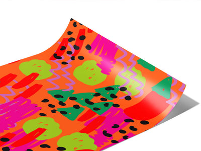 Greek Portokalos Abstract Vinyl Wraps~Rwraps Series 914 Digitally Printed Vinyl Wrap~0