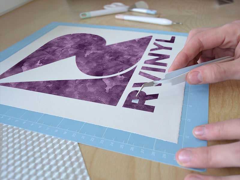 greek tragedy watercolor Easy Weed Craft Vinyl
