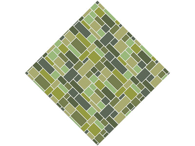 Green  Brick Vinyl Wrap Pattern