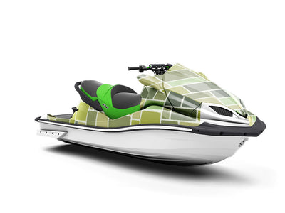 Green  Brick Jet Ski Vinyl Customized Wrap