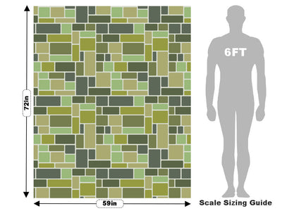 Green  Brick Vehicle Wrap Scale~Rwraps Series 914 Green  Brick Measurements~2