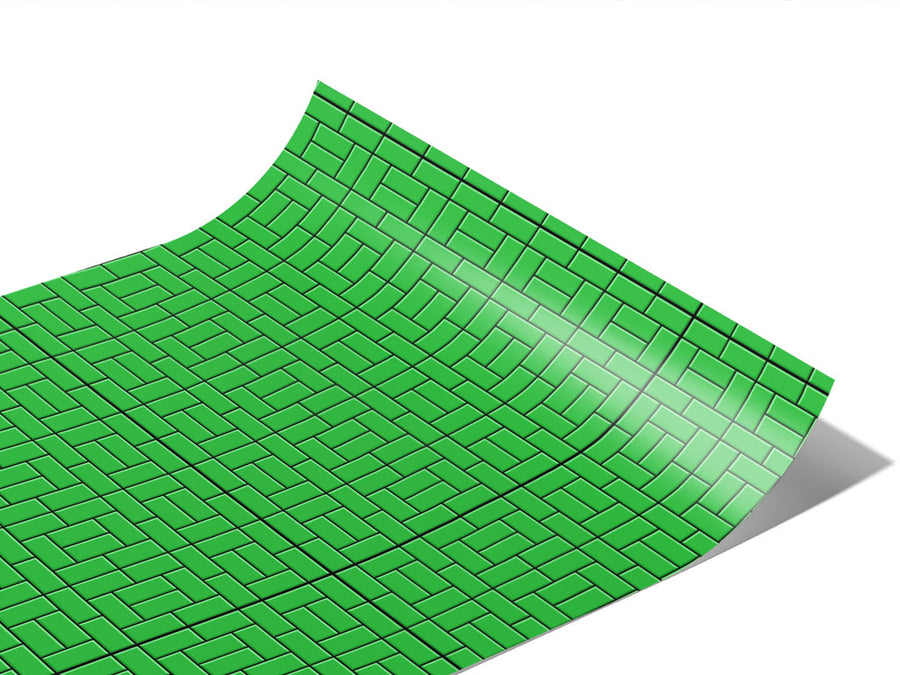 Green  Brick Vinyl Wraps~Rwraps Series 914 Digitally Printed Vinyl Wrap~1