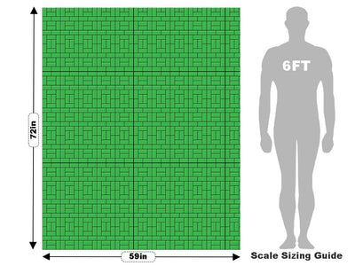 Green  Brick Vehicle Wrap Scale~Rwraps Series 914 Green  Brick Measurements~2