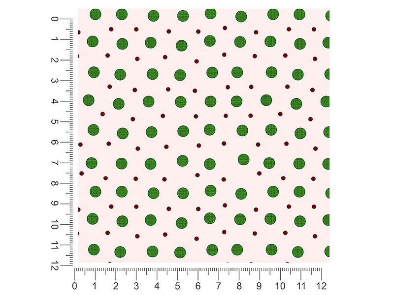 green baubles polka dot 1ft x 1ft Craft Sheets