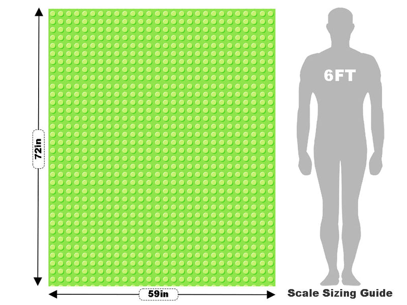 Green Brick Toy Room Vehicle Wrap Scale~Rwraps Series 914 Green Brick Toy Room Measurements~1