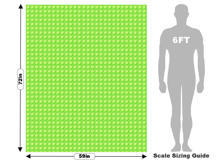 Green Brick Toy Room Vehicle Wrap Scale~Rwraps Series 914 Green Brick Toy Room Measurements~1