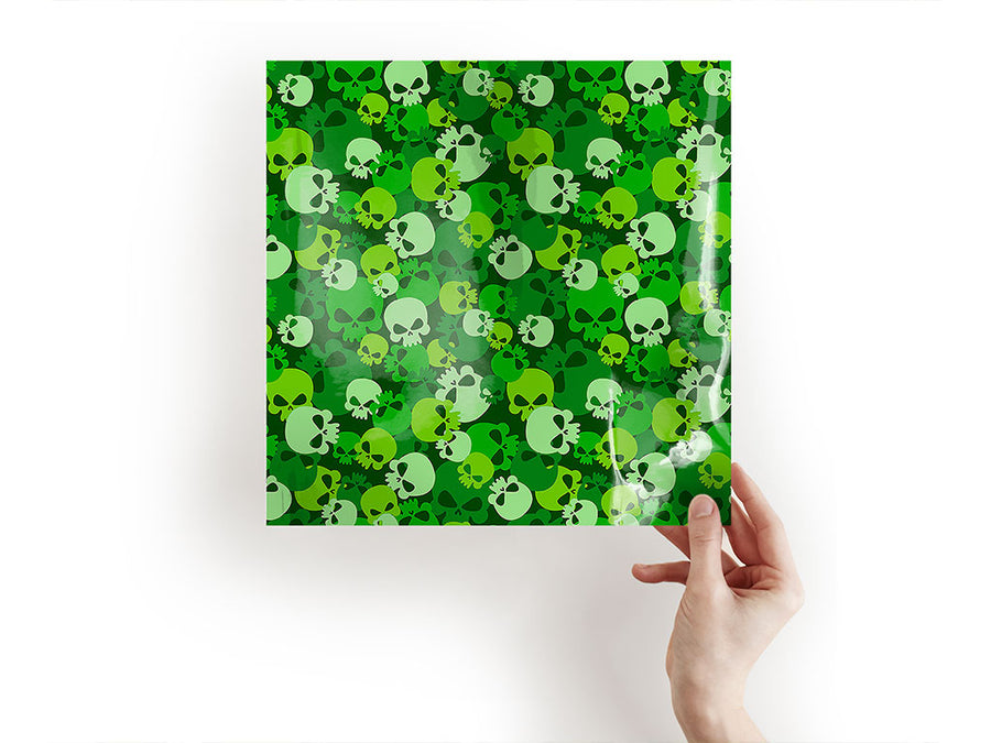 green calvaria skull and bones Craft Sheets