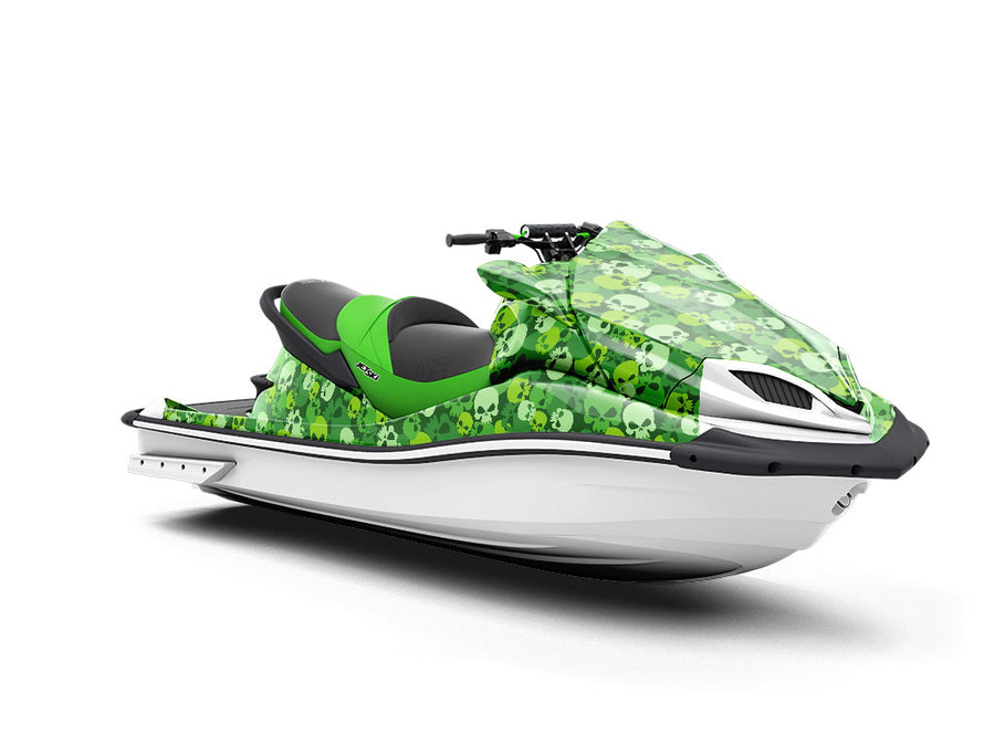Green Calvaria Halloween Jet Ski Vinyl Customized Wrap