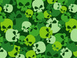Green Calvaria Halloween Vinyl Wrap Pattern~Rwraps Series 914 Digitally Printed Vinyl Wrap~0