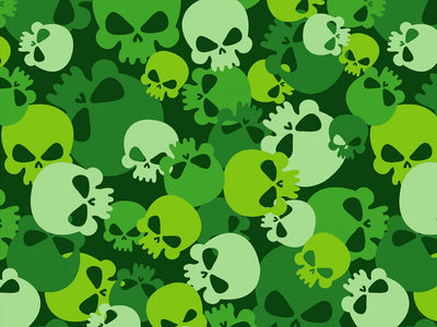 Green Calvaria Halloween Vinyl Wrap Pattern~Rwraps Series 914 Digitally Printed Vinyl Wrap~0