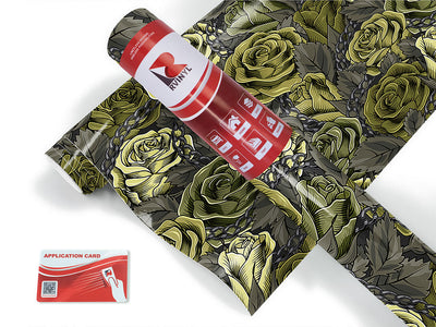 green chain floral Craft Vinyl Roll