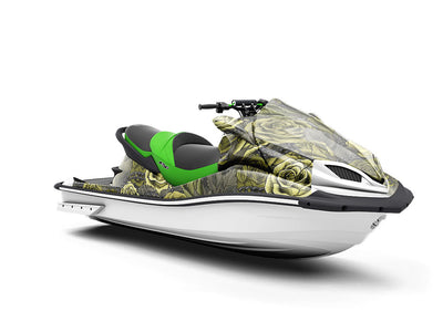 Green Chain Floral Jet Ski Vinyl Customized Wrap