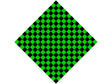 Green Checkered Vinyl Wrap Pattern