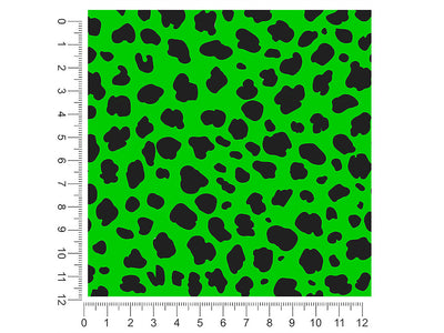 green cheetah animal print 1ft x 1ft Craft Sheets