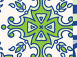 Green Compass Tile Vinyl Wrap Pattern~Rwraps Series 914 Digitally Printed Vinyl Wrap~0