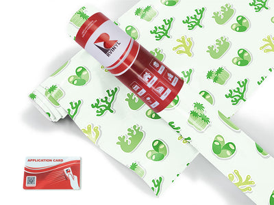 green corals water Craft Vinyl Roll