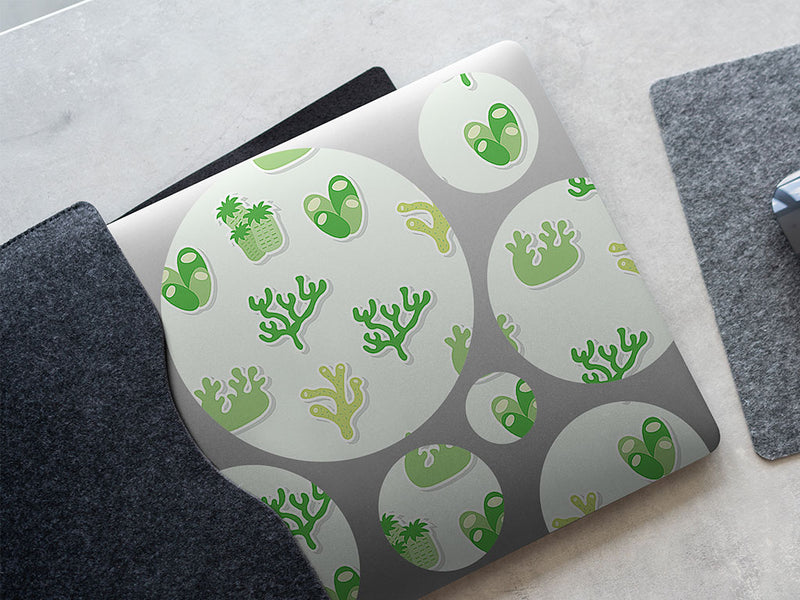 green corals water DIY Laptop Stickers