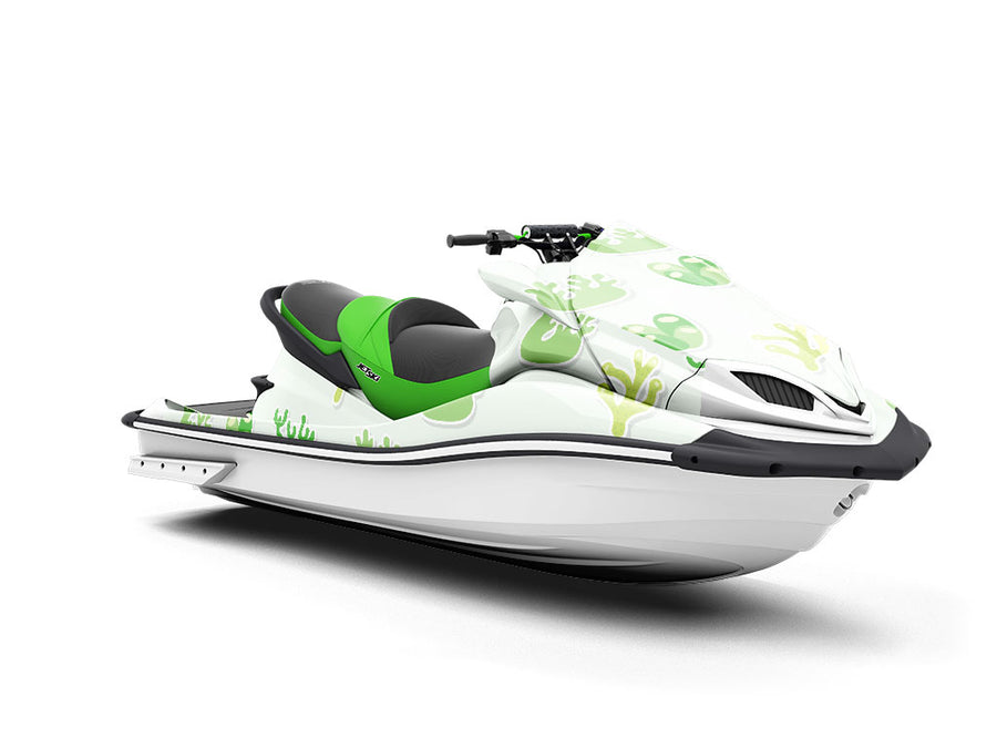 Green Corals Water Jet Ski Vinyl Customized Wrap