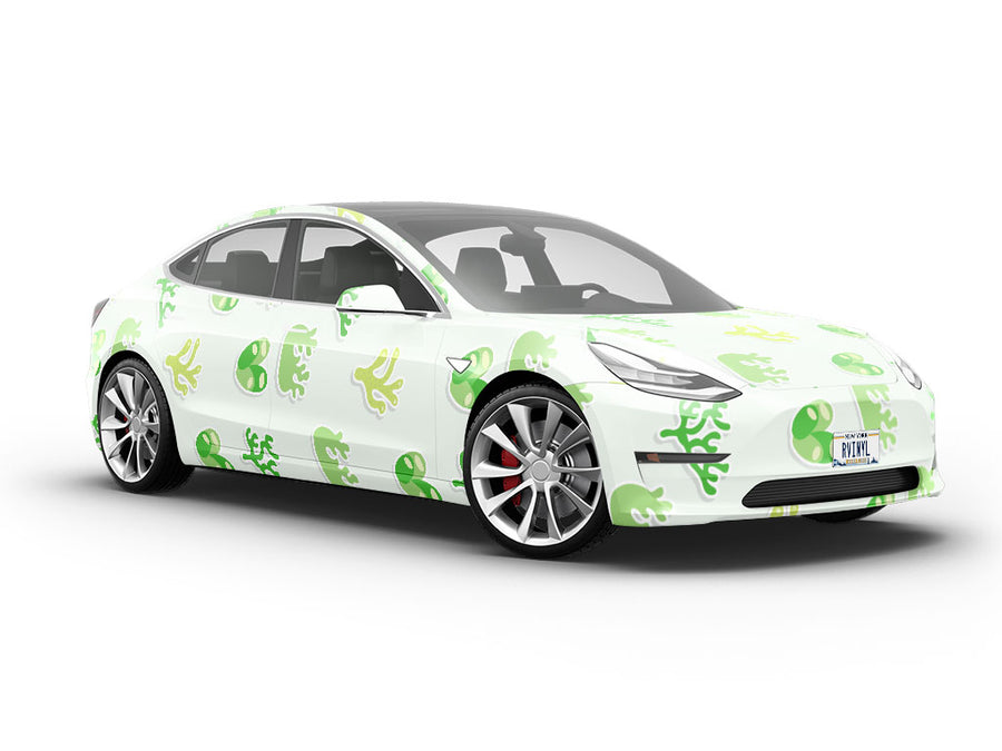 Green Corals Water Vehicle Vinyl Wrap