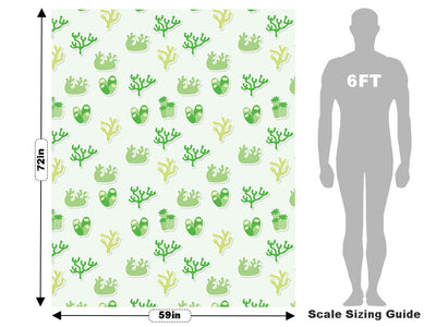 Green Corals Water Vehicle Wrap Scale~Rwraps Series 914 Green Corals Water Measurements~1