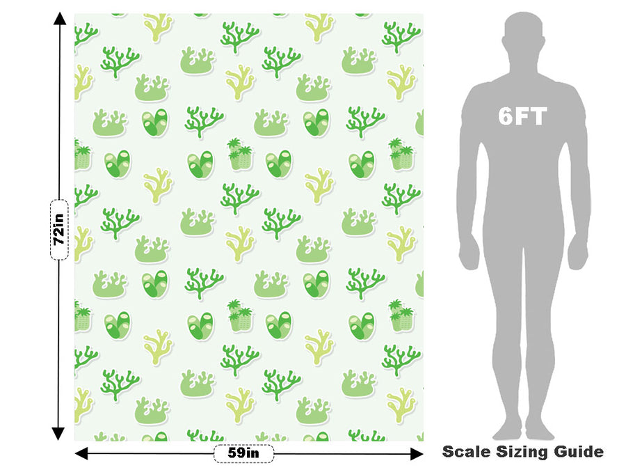 Green Corals Water Vehicle Wrap Scale~Rwraps Series 914 Green Corals Water Measurements~1