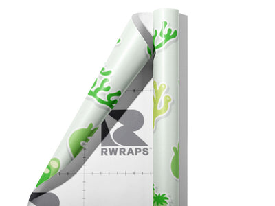 Green Corals Water Wrap Film Sheets~Rwraps Series 914 Green Corals Water Scrolled Sheet~3
